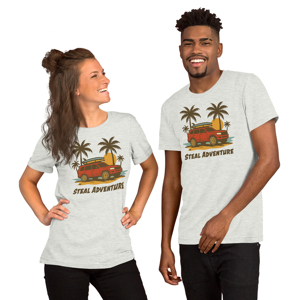 Steal Adventure Collection Tee - Beach - Image 4