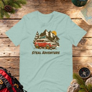 Steal Adventure Collection Tee - Snowboarding