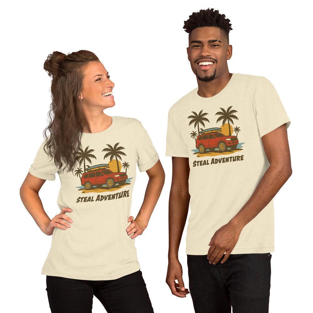 Steal Adventure Collection Tee - Beach - Image 5