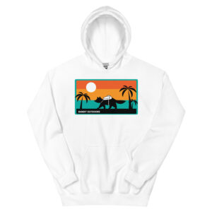 Palm Tree Retro Silhouette Hoodie