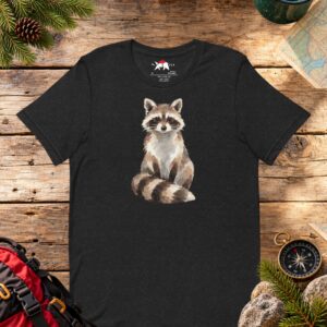 Watercolor Bandit Raccoon T-Shirt