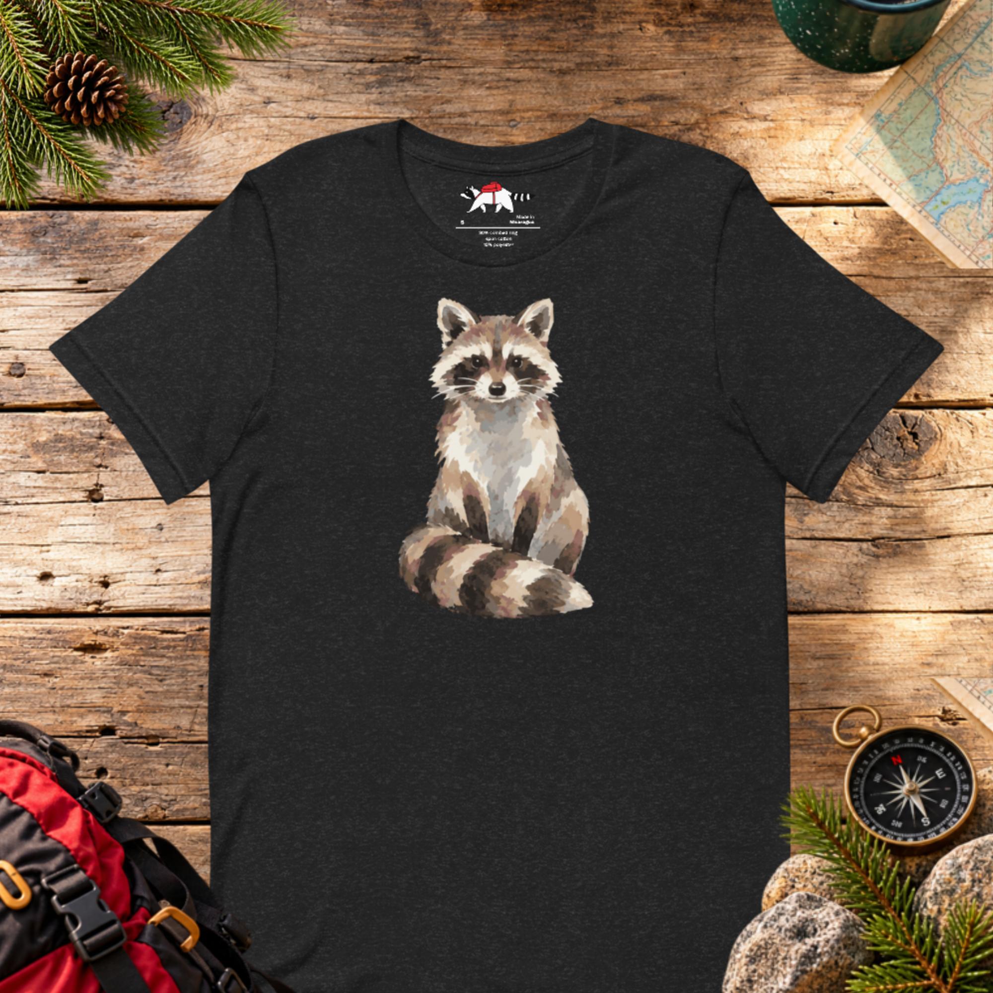 Watercolor Bandit Raccoon T-Shirt