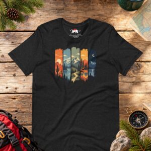 Five Scenic Landscapes Outdoor T-Shirt