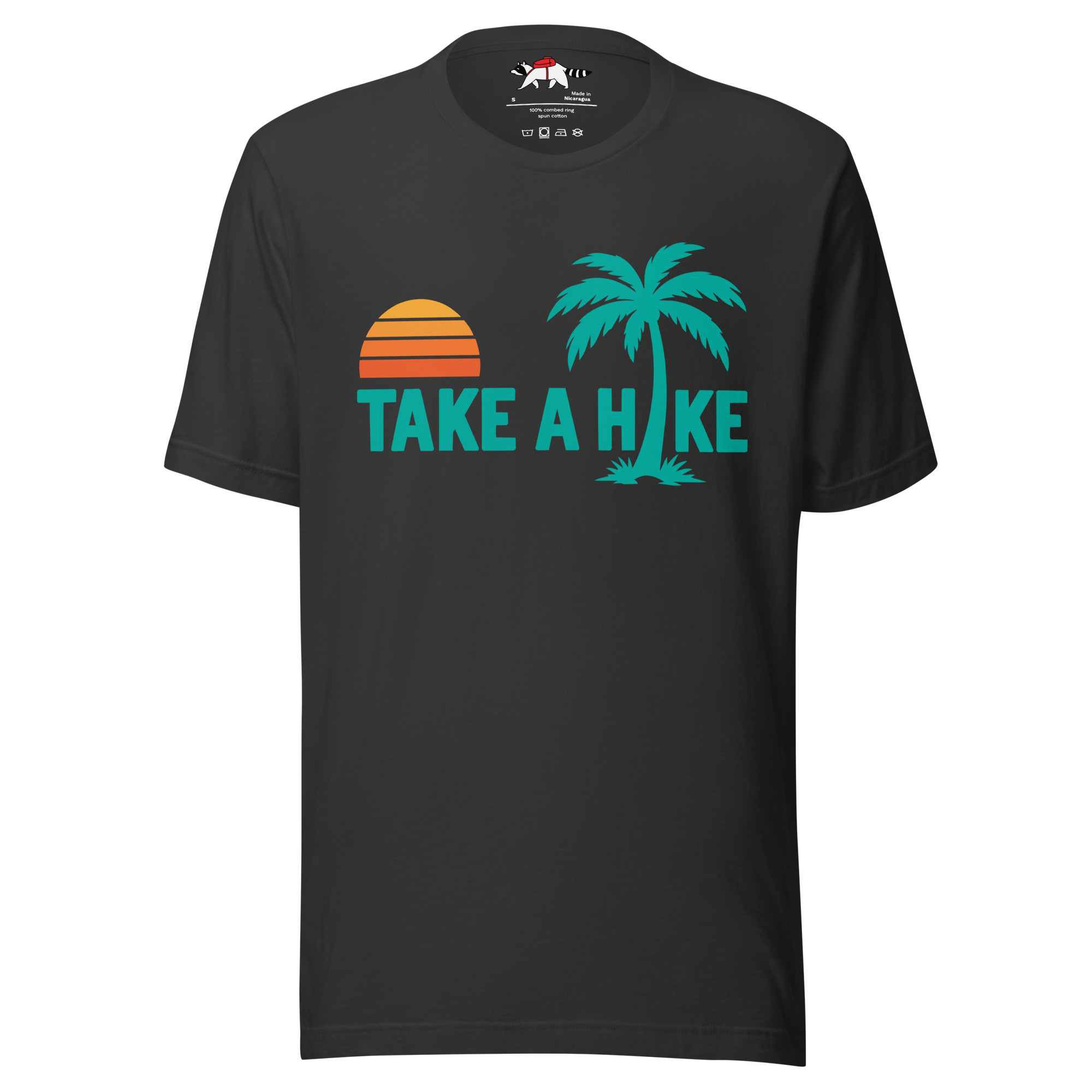 Take a Hike Tropical Palm Trees T-Shirt - Image 2