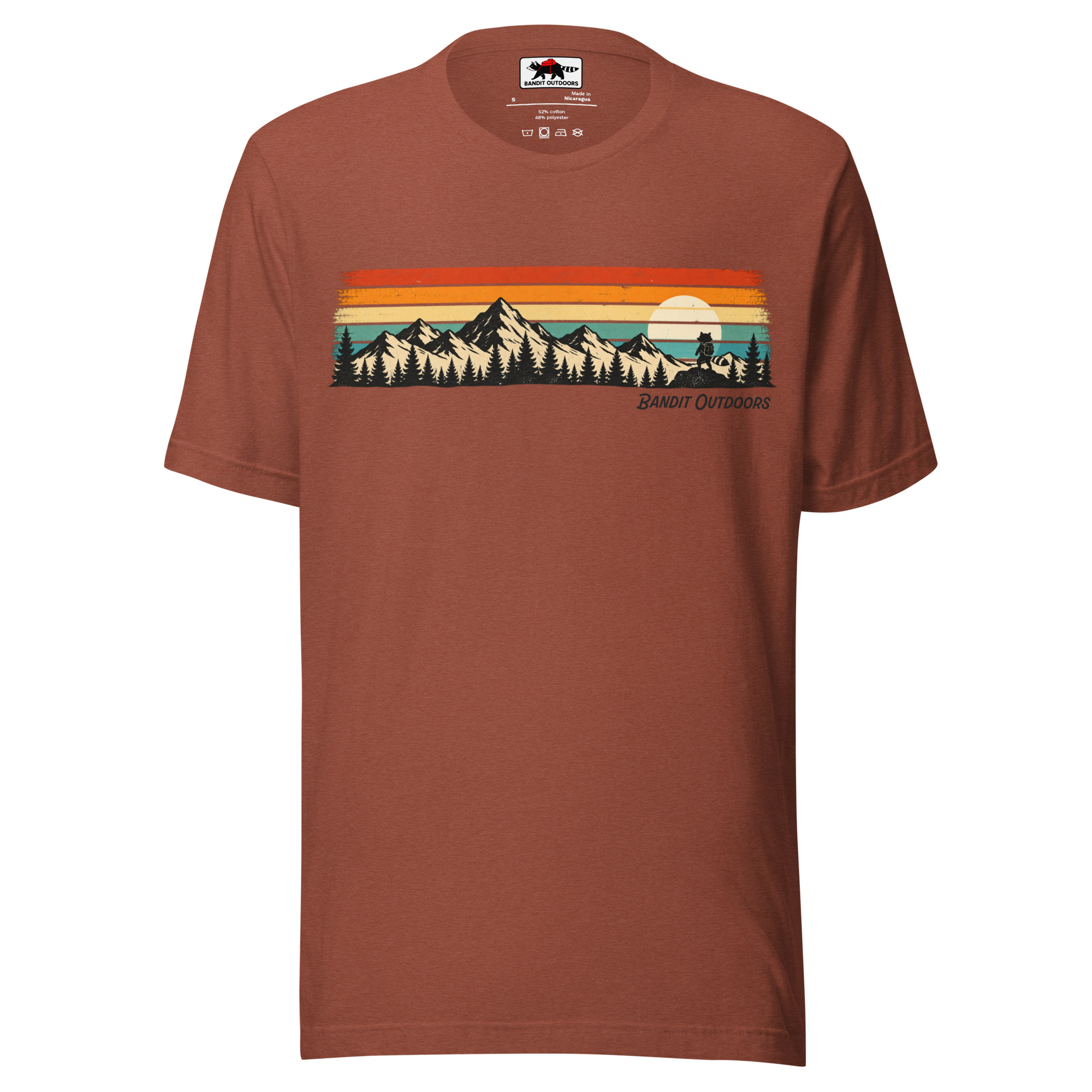 Retro Mountain Landscape T-Shirt - Image 7