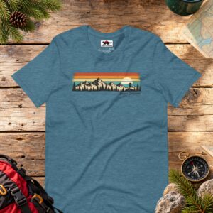 Retro Mountain Landscape T-Shirt