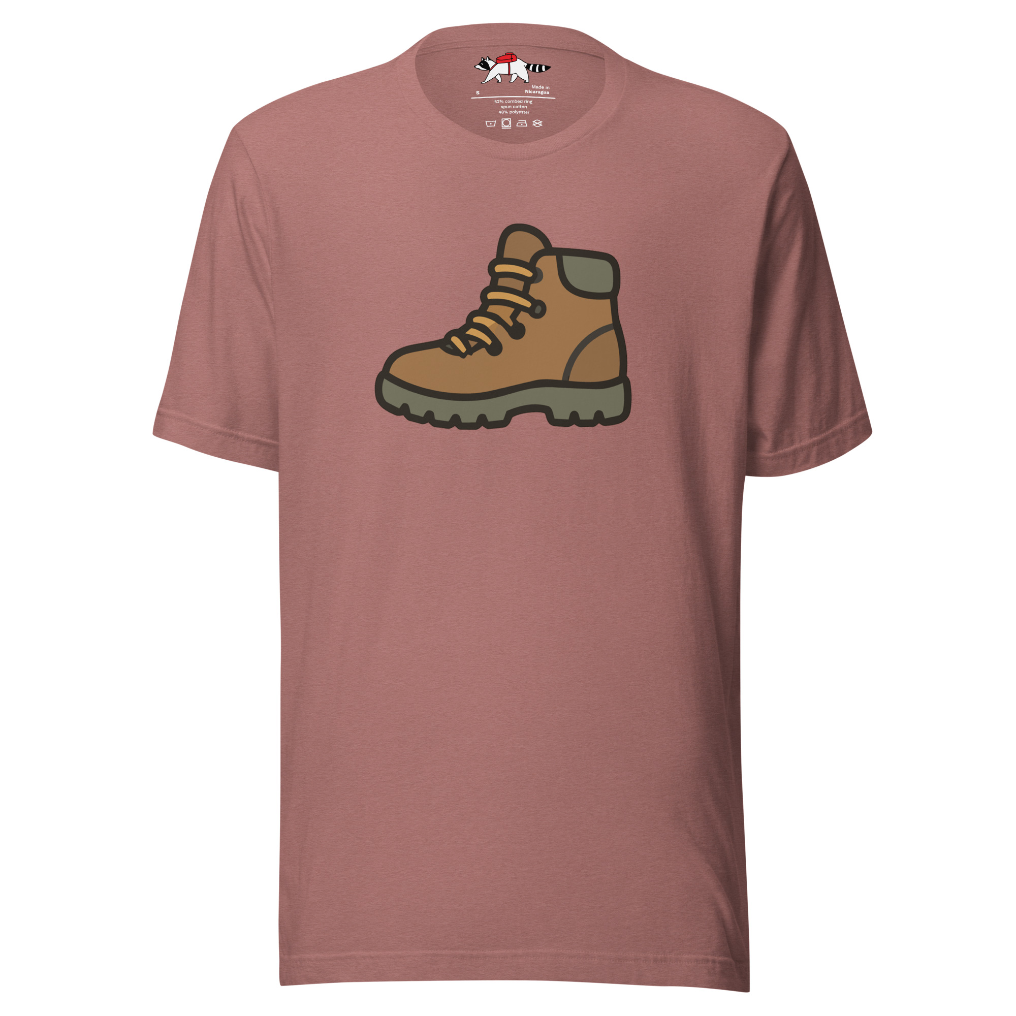 Happy Hiking Boot T-Shirt - Image 3