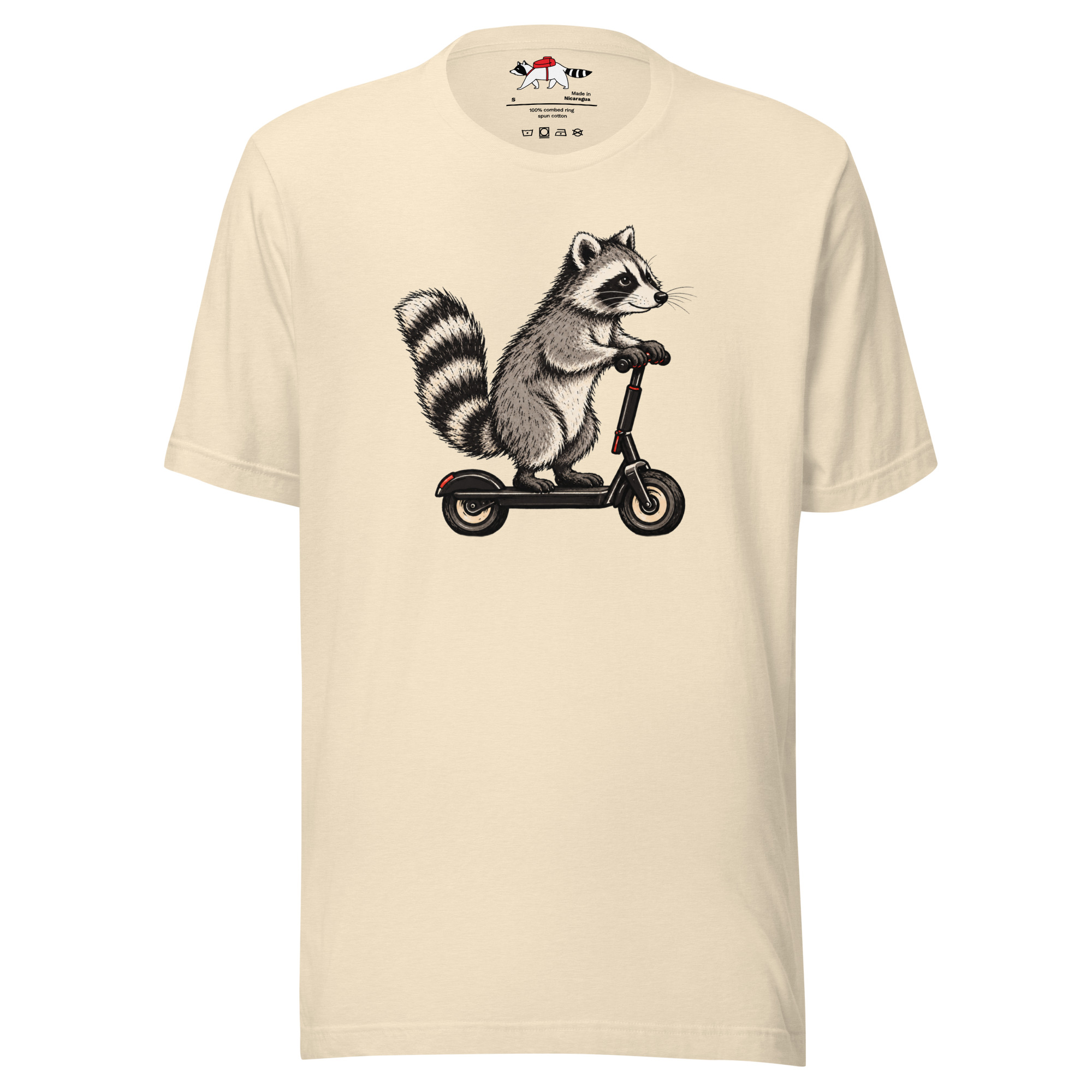 Scooter Bandit Raccoon T-Shirt - Image 7