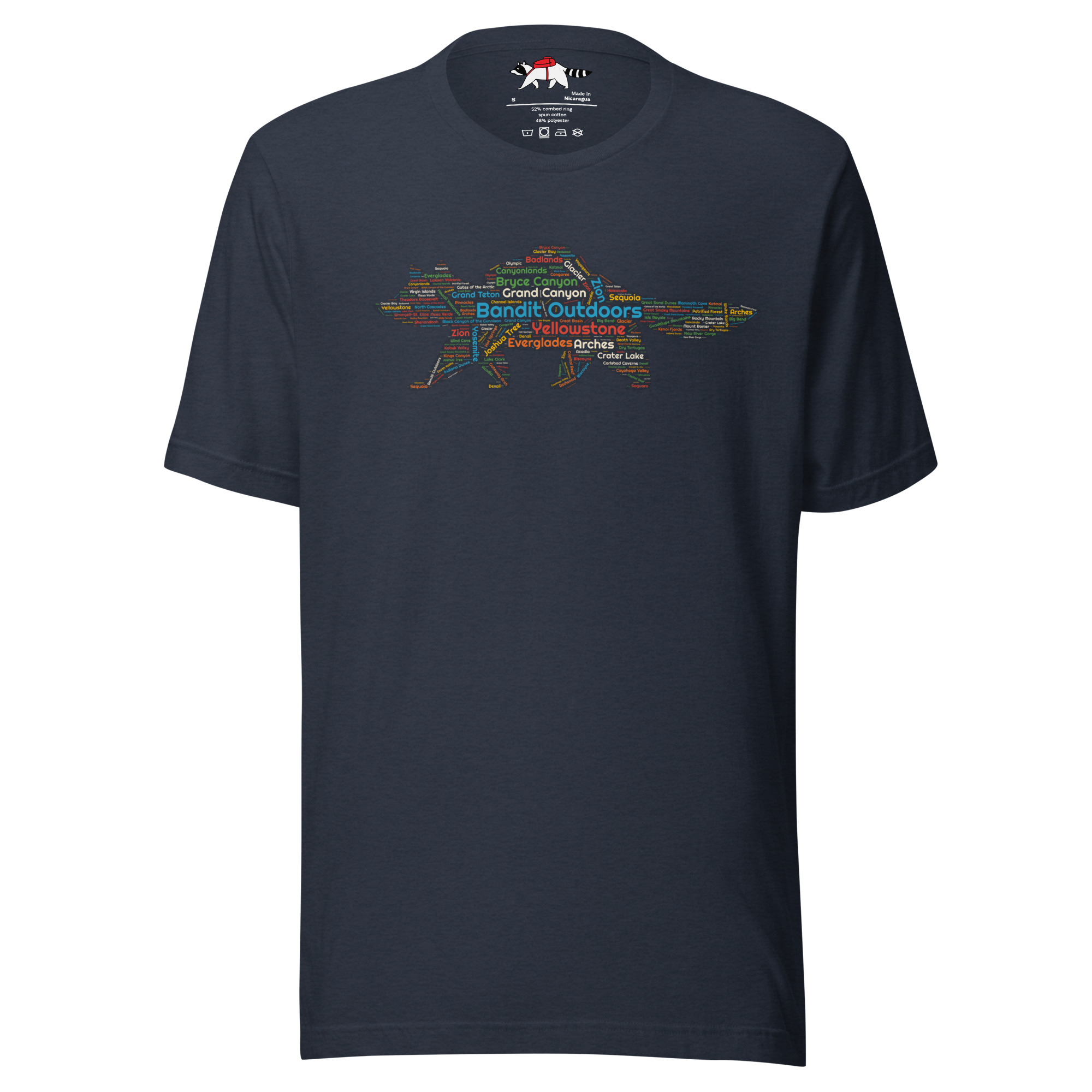 National Parks Word Cloud T-Shirt - Image 3