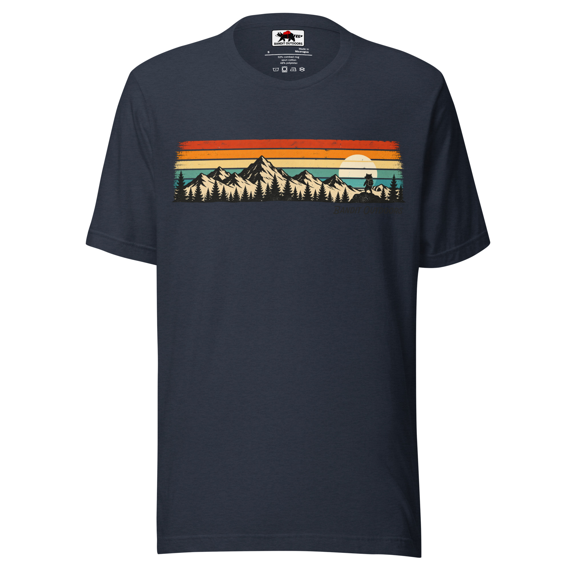 Retro Mountain Landscape T-Shirt - Image 9