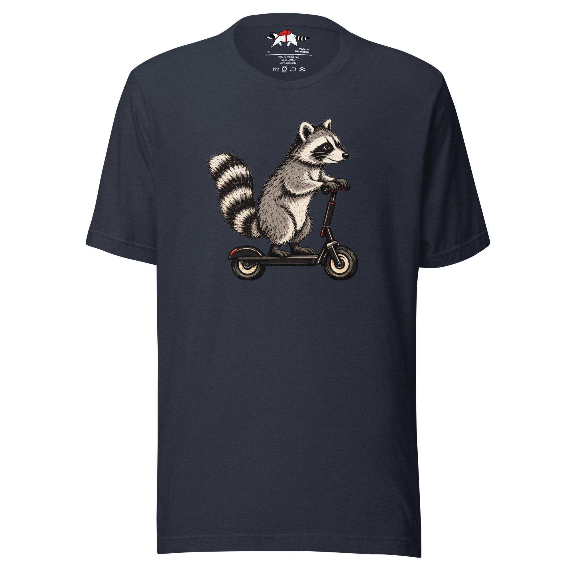 Scooter Bandit Raccoon T-Shirt - Image 2
