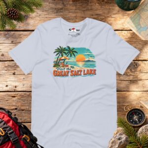 Visit the Great Salt Lake Retro Travel T-Shirt