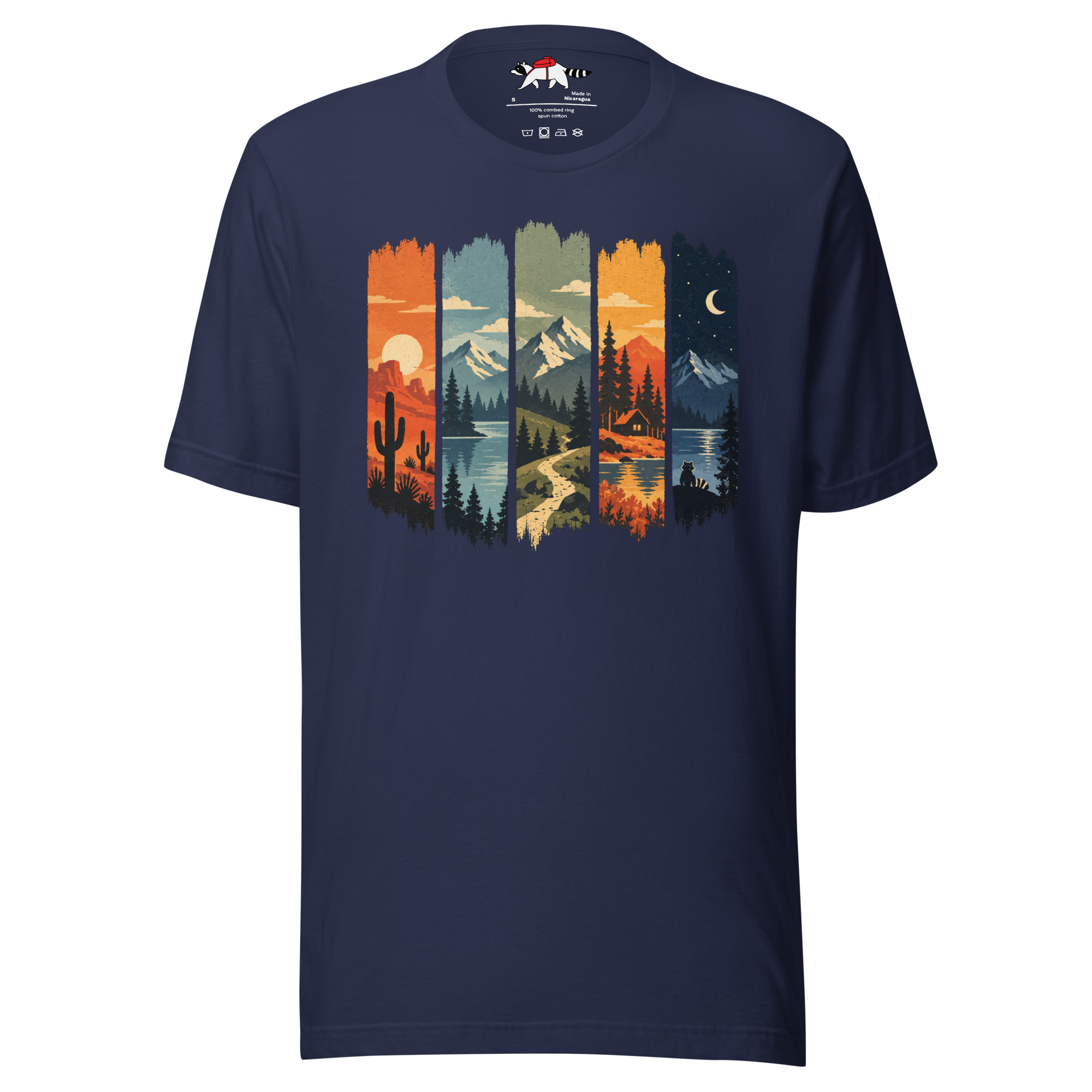 Five Scenic Landscapes Outdoor T-Shirt - Image 7
