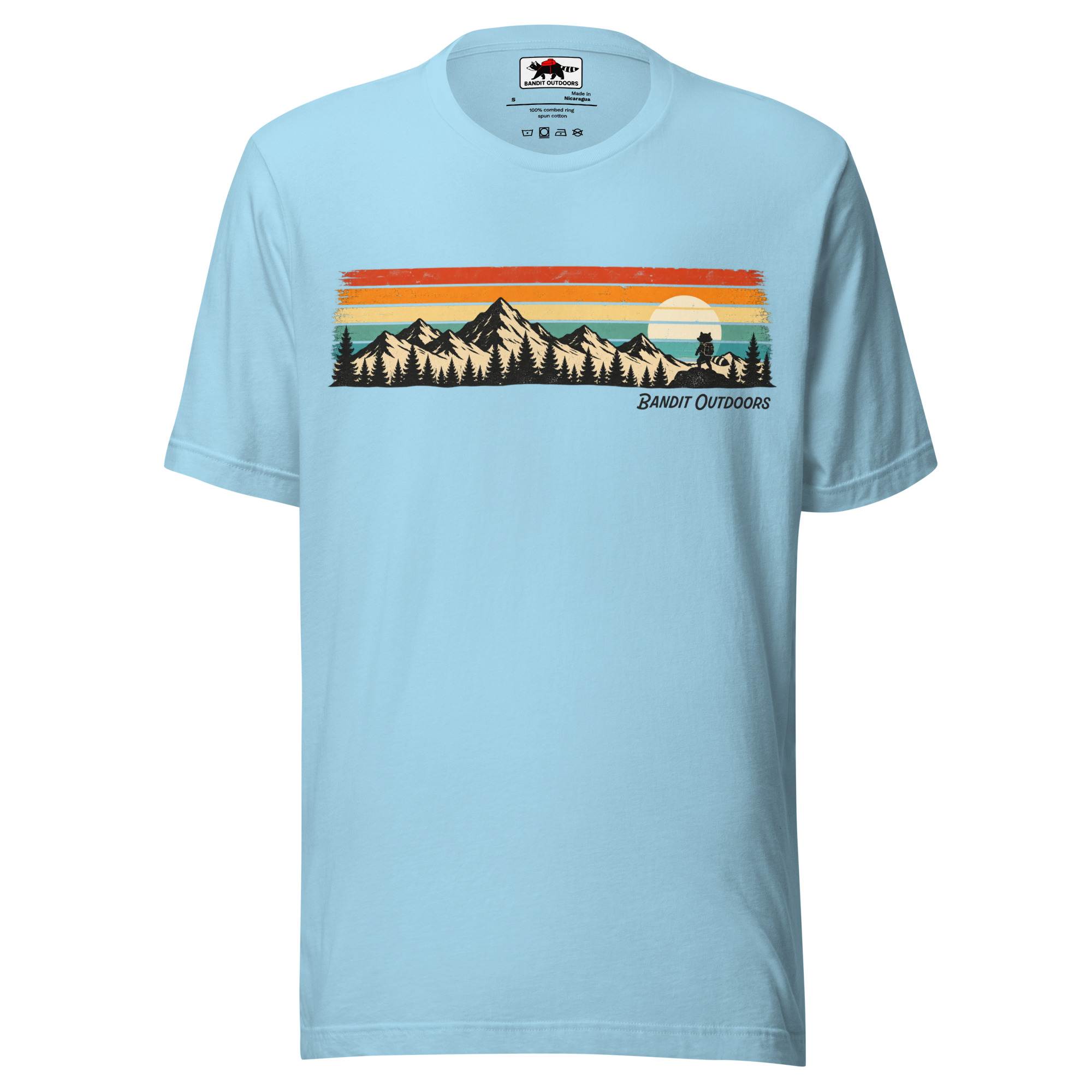 Retro Mountain Landscape T-Shirt - Image 3
