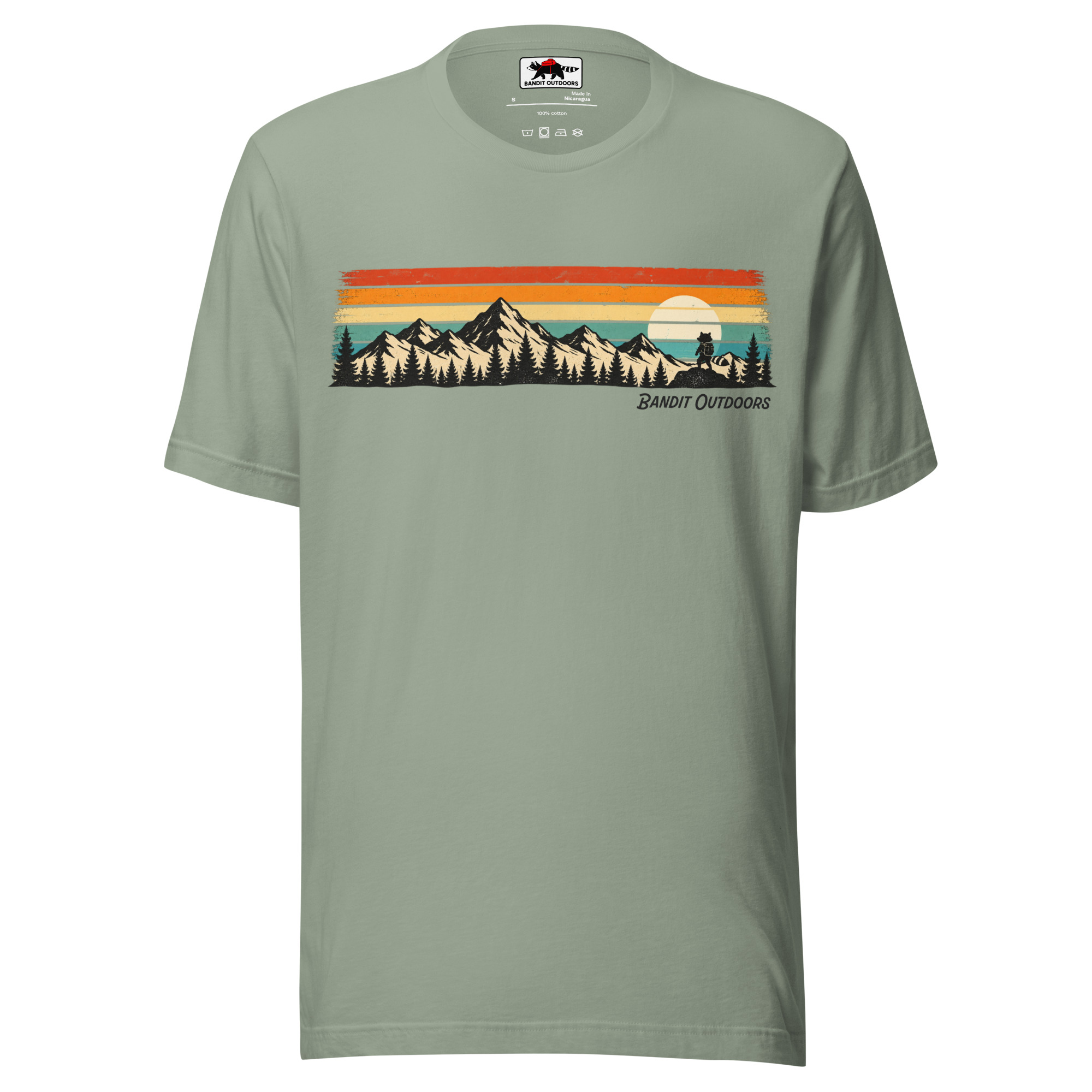 Retro Mountain Landscape T-Shirt - Image 4
