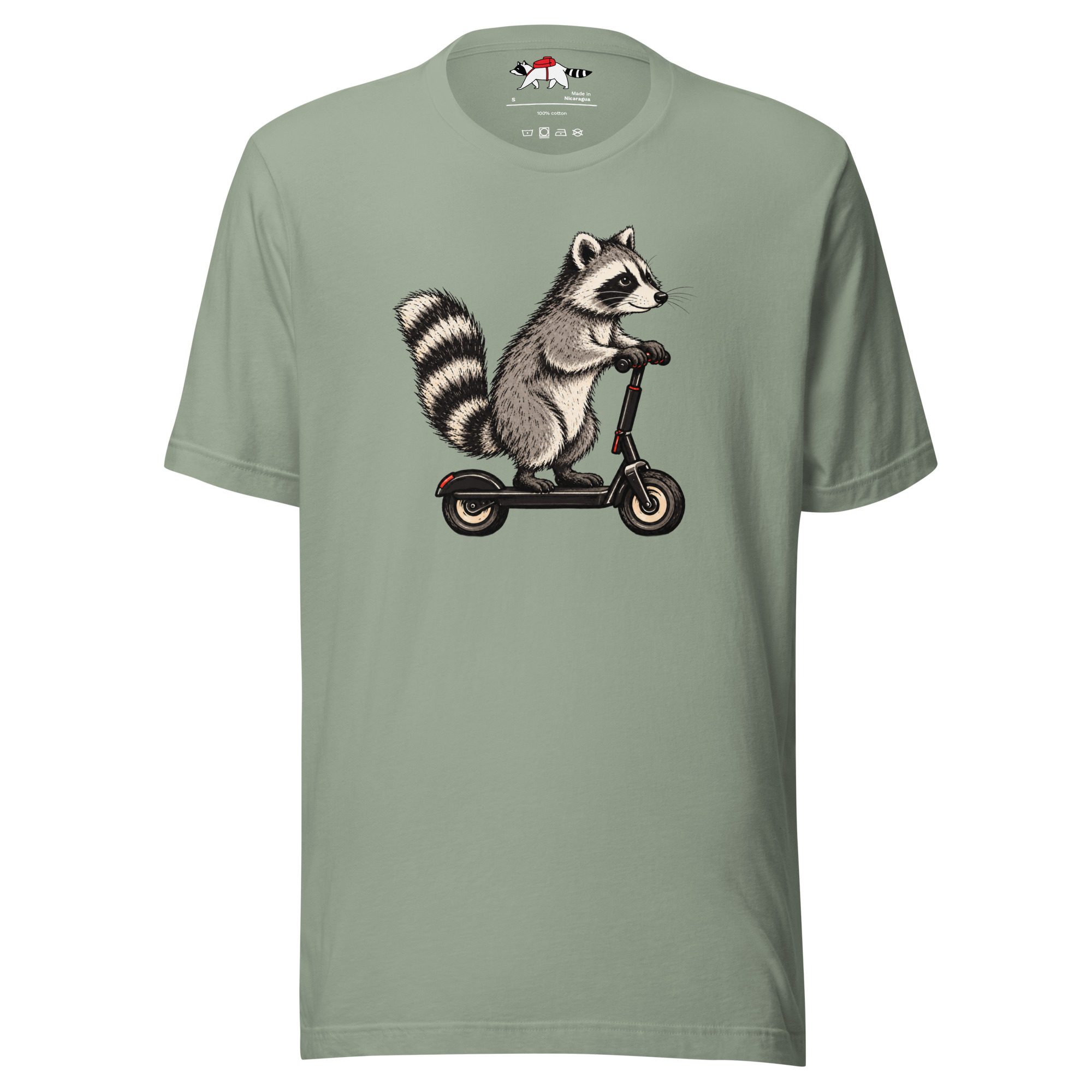 Scooter Bandit Raccoon T-Shirt - Image 4