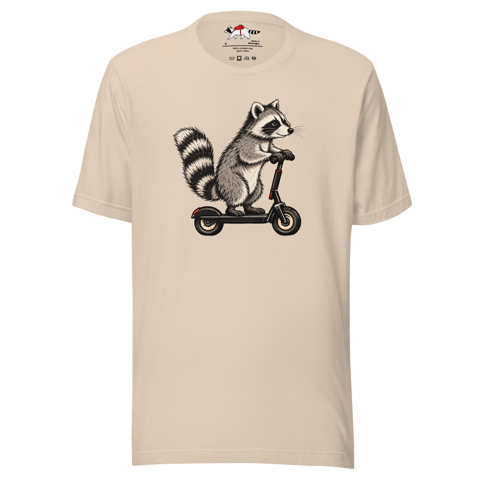 Scooter Bandit Raccoon T-Shirt - Image 6