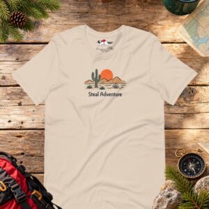 Steal Adventure Desert Landscape T-Shirt