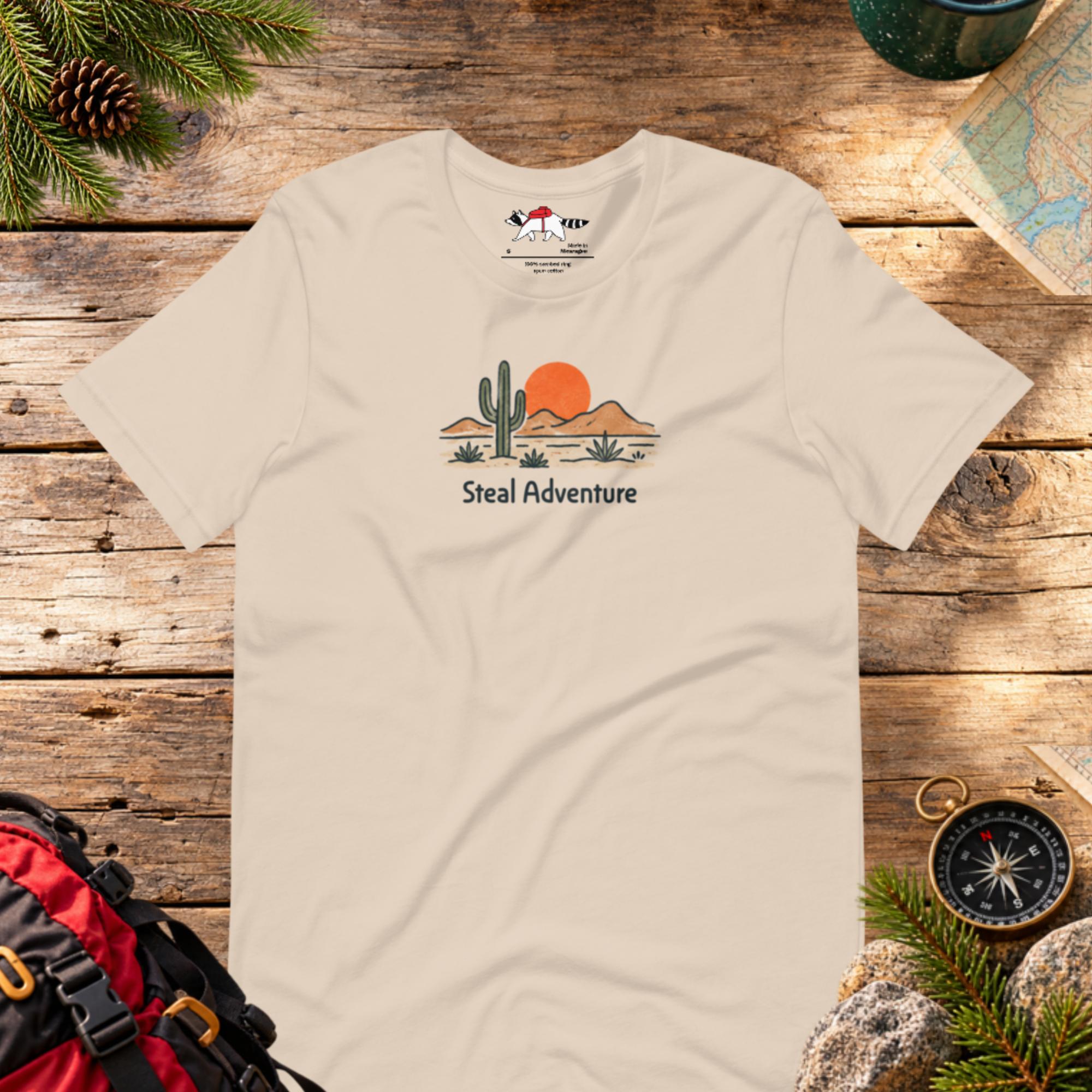 Steal Adventure Desert Landscape T-Shirt
