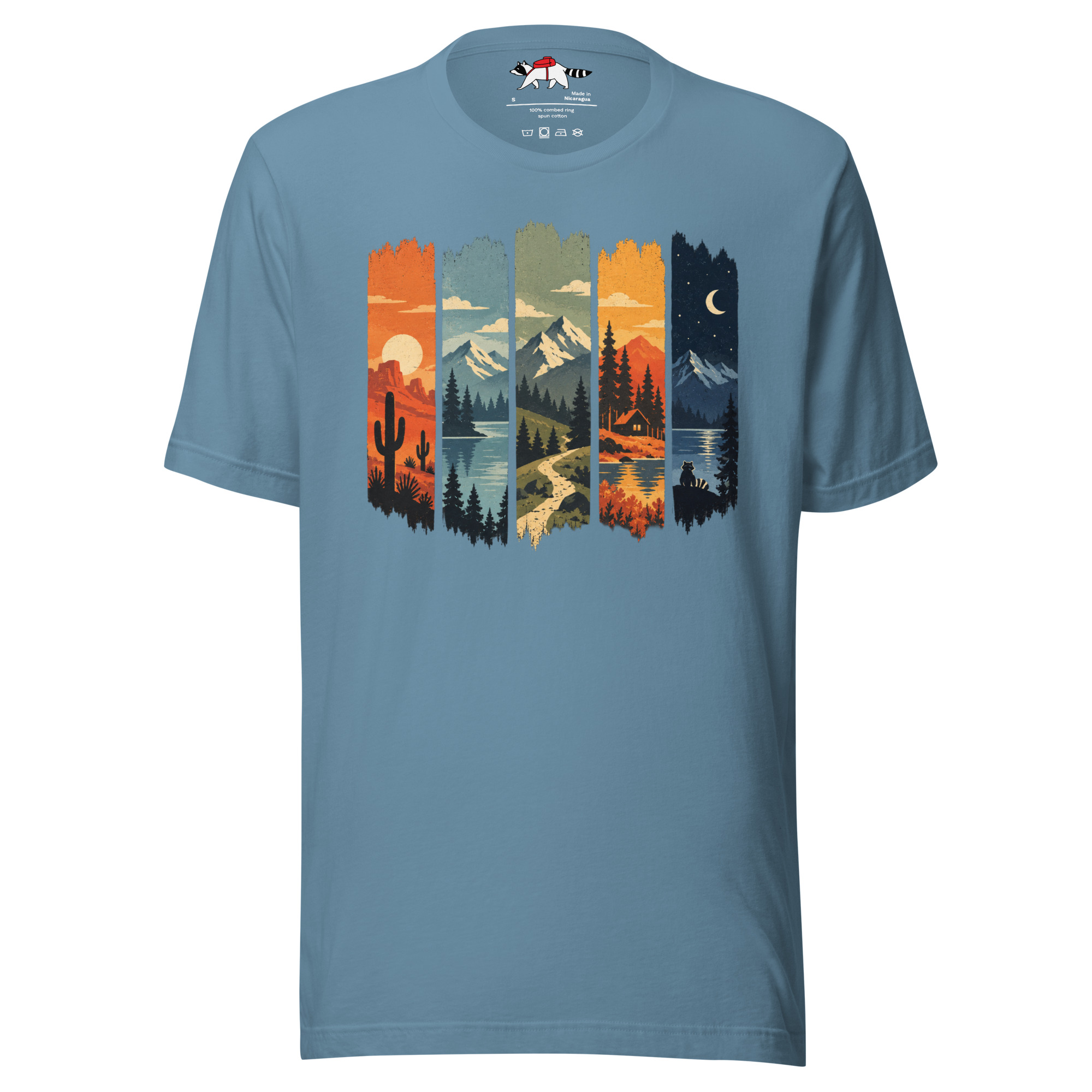 Five Scenic Landscapes Outdoor T-Shirt - Image 5